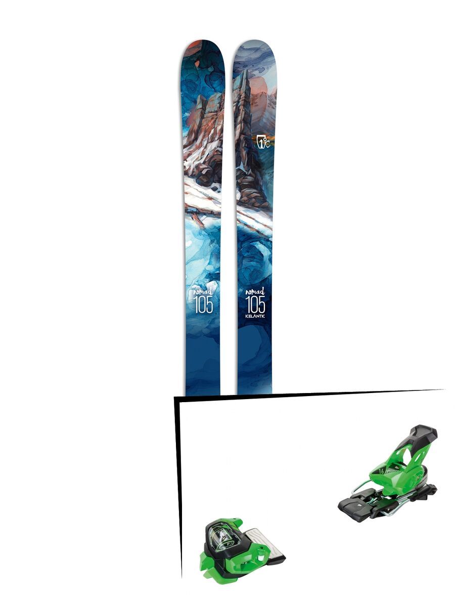 Set: Icelantic Nomad 2017 + Tyrolia Attack² 16 GW (2020404) - Bild 1