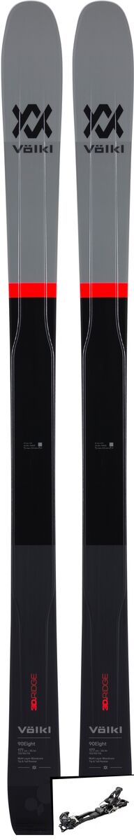 Set: Völkl 90Eight 2019 + Tyrolia Adrenalin 16 AT - Bild 1