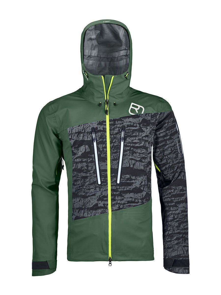 Ortovox 3L Merino Guardian Shell Jacket M, green forest - Bild 1