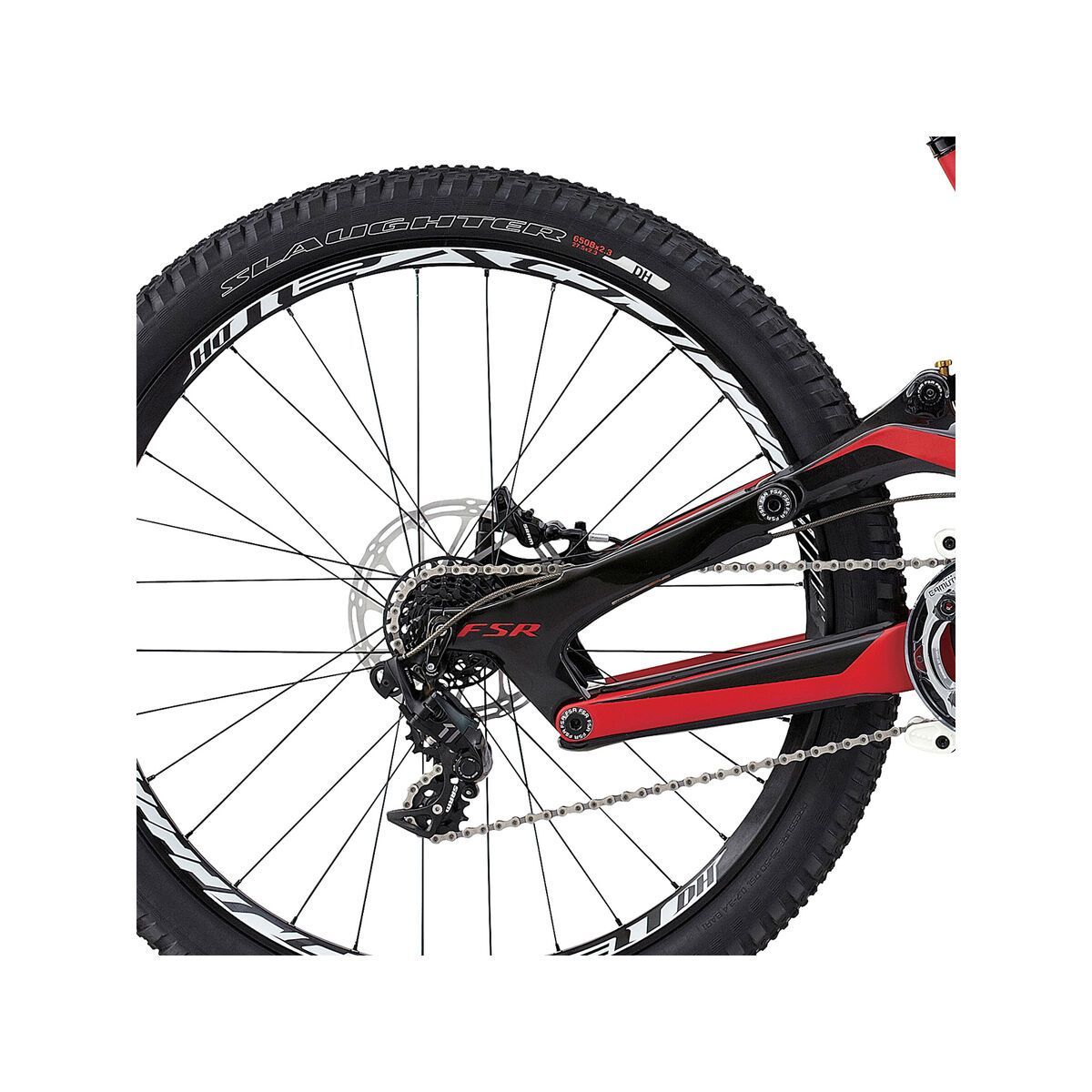 Specialized S-Works Demo 8 FSR 650b, satin gloss/red/carbon - Bild 4