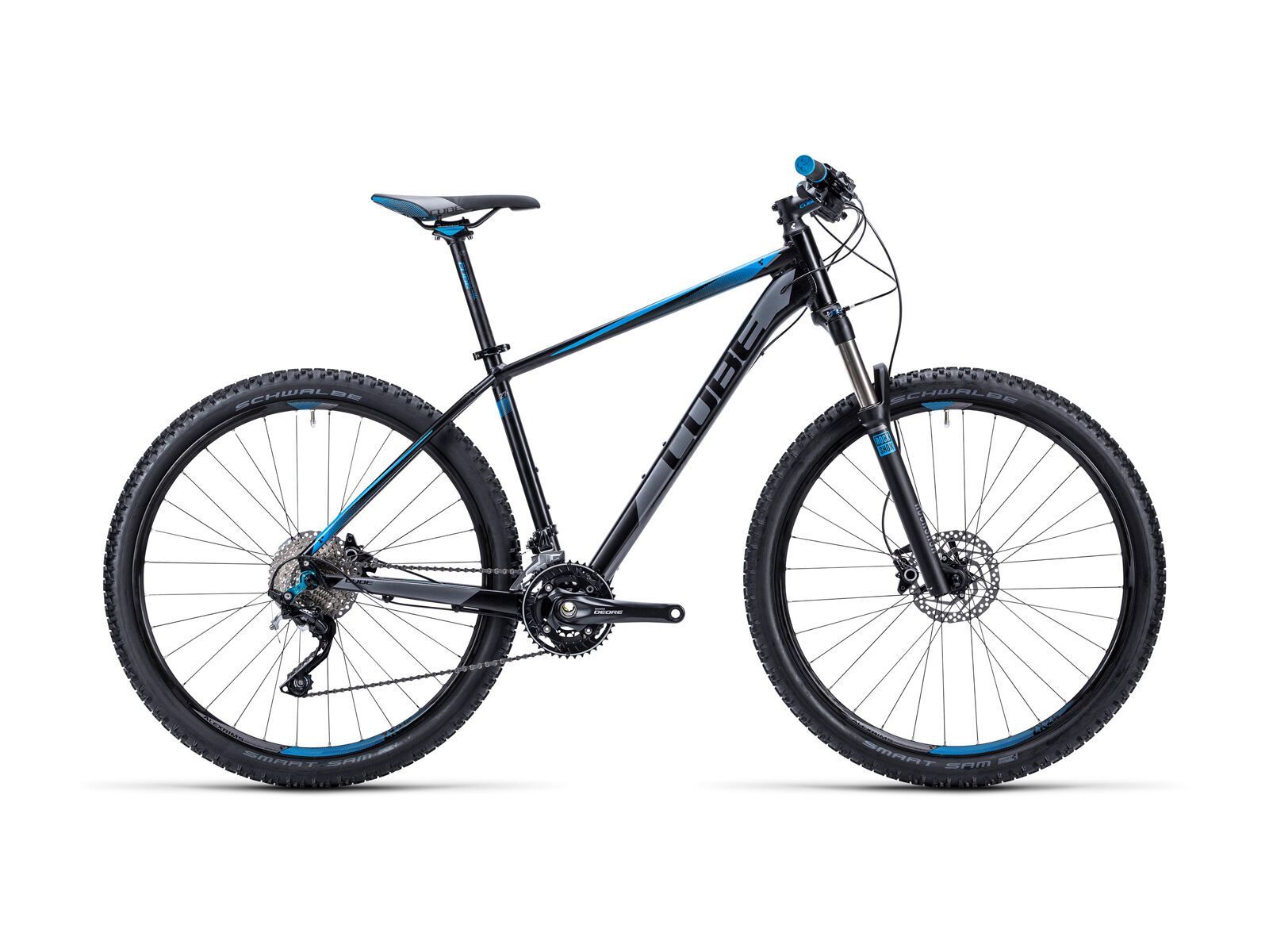 Cube Attention SL 27.5, black/grey/blue - Bild 1