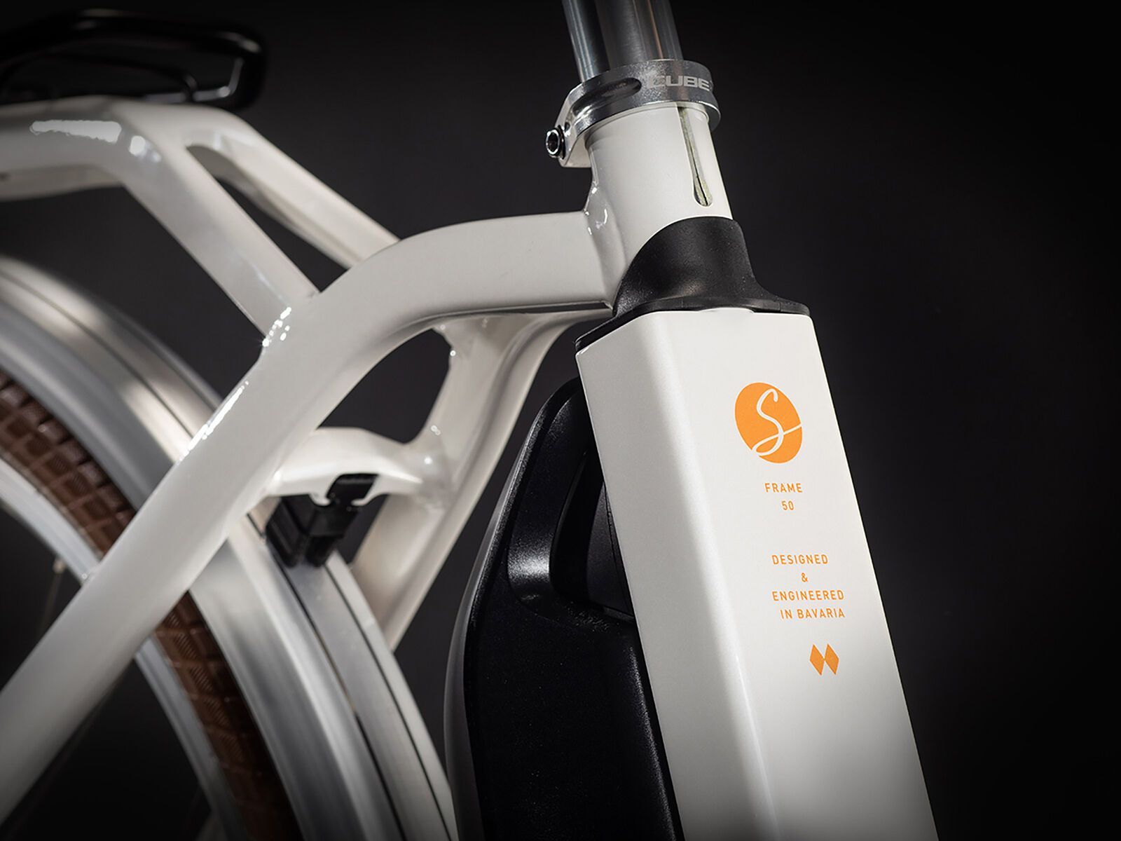 Cube Ella Cruise Hybrid 400, creme´n´orange - Bild 5