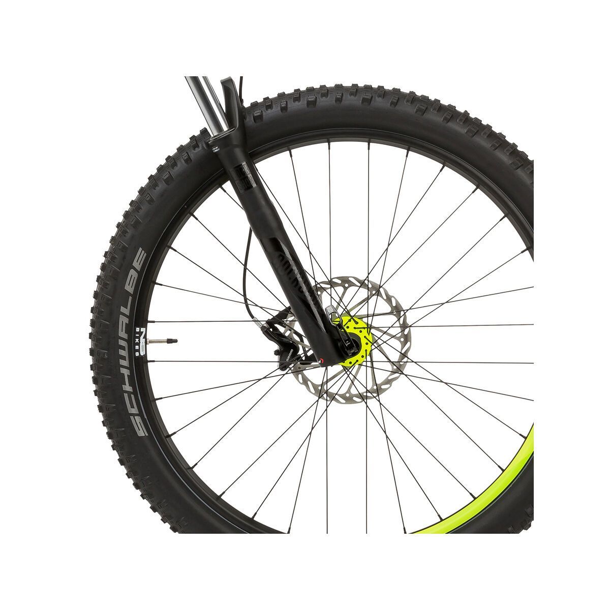 NS Bikes Eccentric Djambo 1, dark raw/fluo yellow - Bild 4