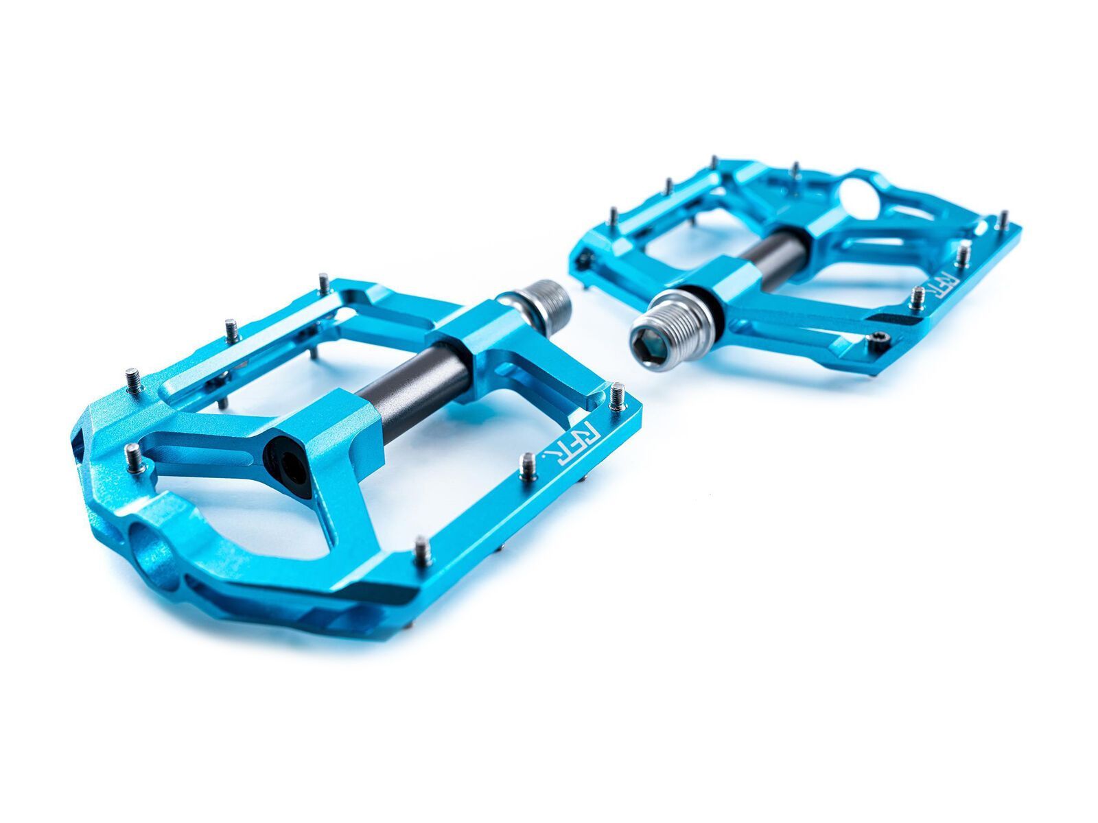 Cube RFR Pedale Flat SLT 2.0, blue´n´grey - Bild 2