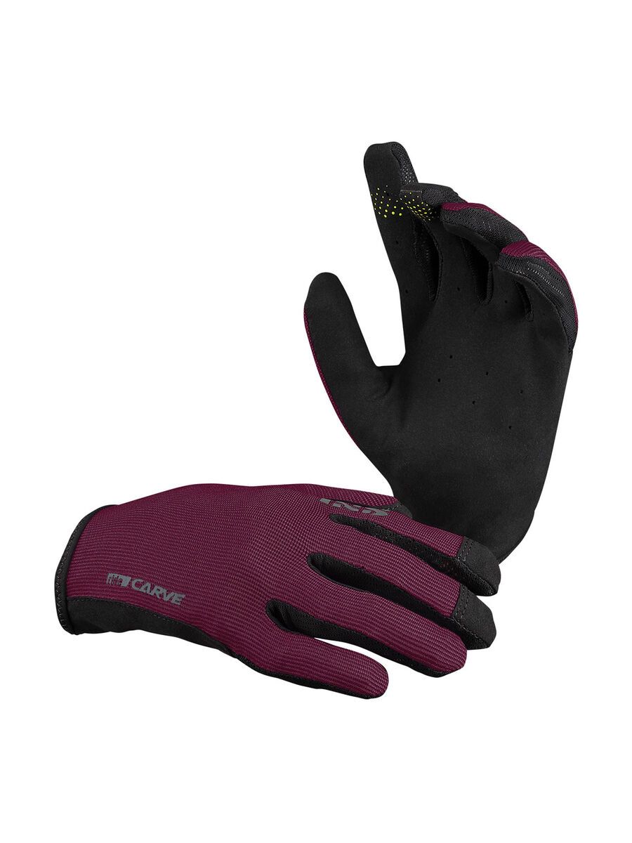 IXS Carve Gloves Kids, raisin - Bild 1