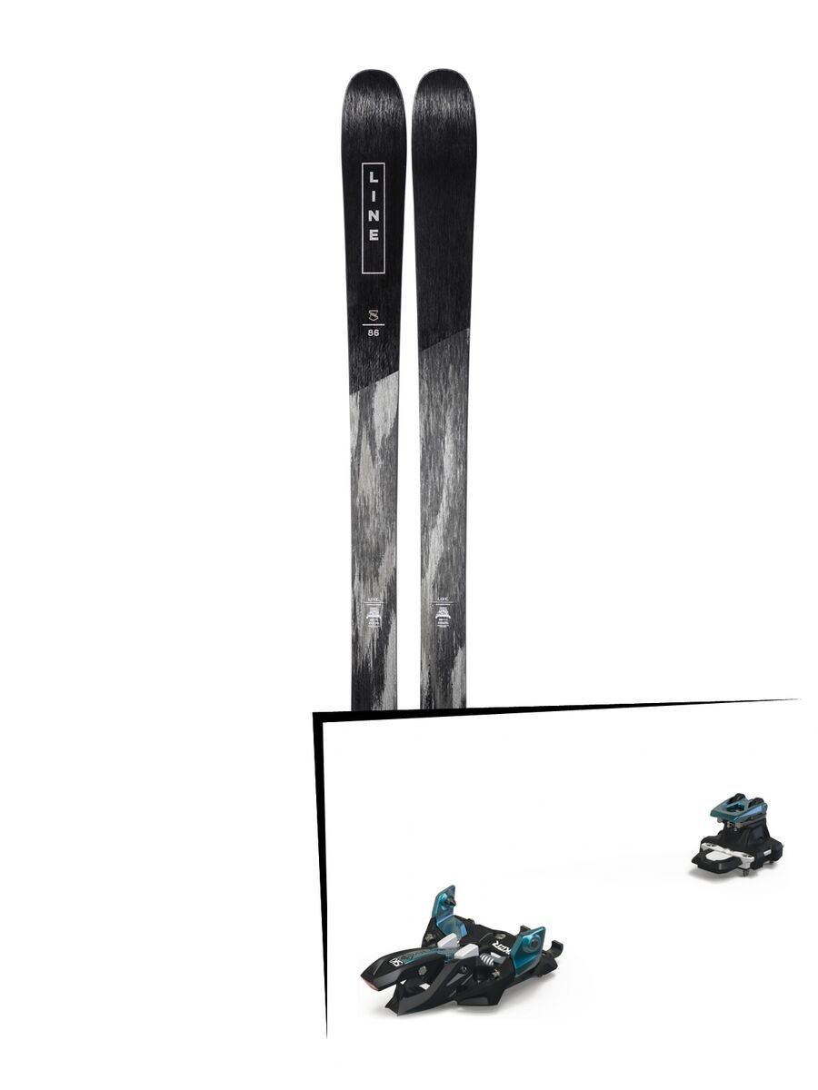 Set: Line Supernatural 86 2019 + Marker Alpinist 9 black/turquoise - Bild 1