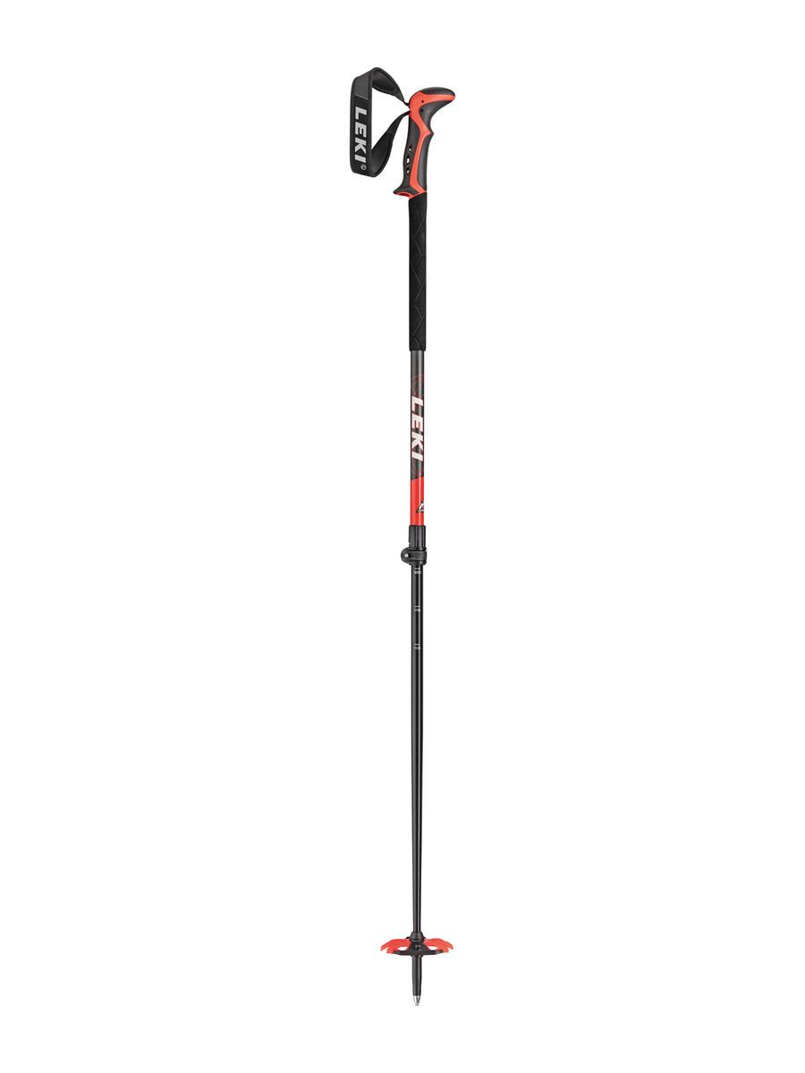 Leki Haute Route 110-150 cm, anthrazit-weiss-rot - Bild 1