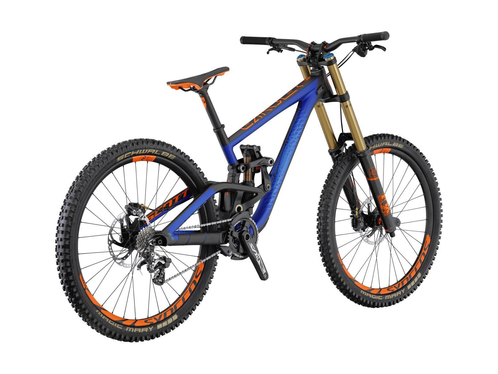 Scott Gambler 710, black/blue/orange - Bild 3