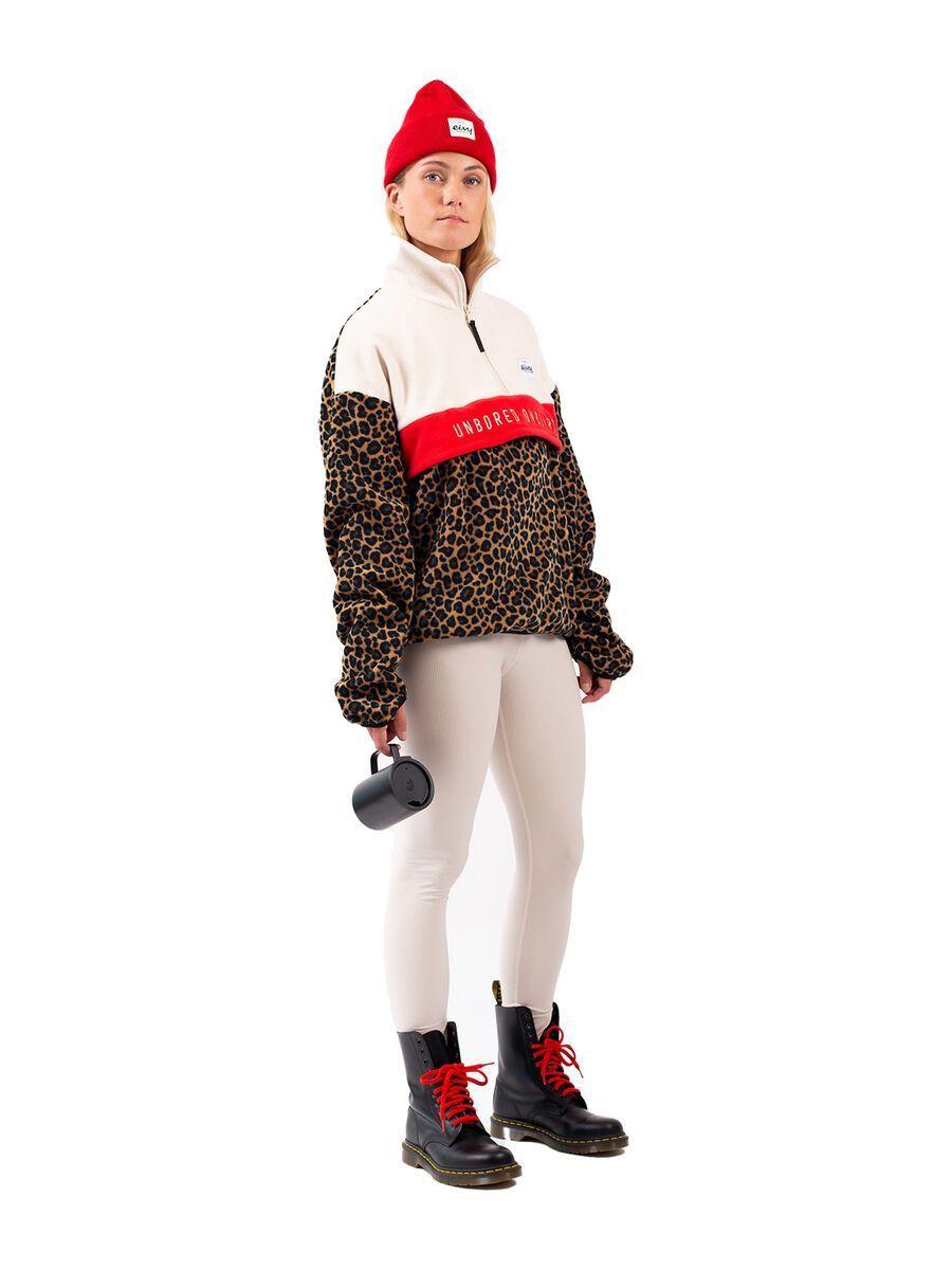 Eivy Ball Fleece, offwhite & leopard - Bild 4