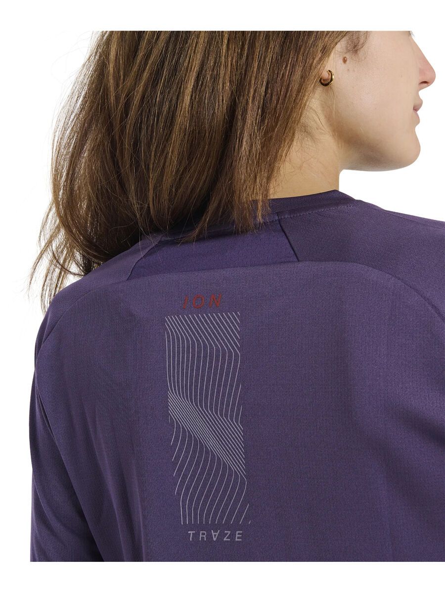 ION MTB Jersey Traze Long Sleeve Women, dark-purple - Bild 4