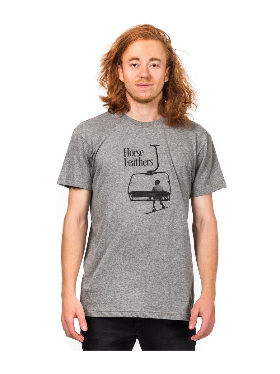 Horsefeathers Gump T-Shirt, heather gray - Bild 1