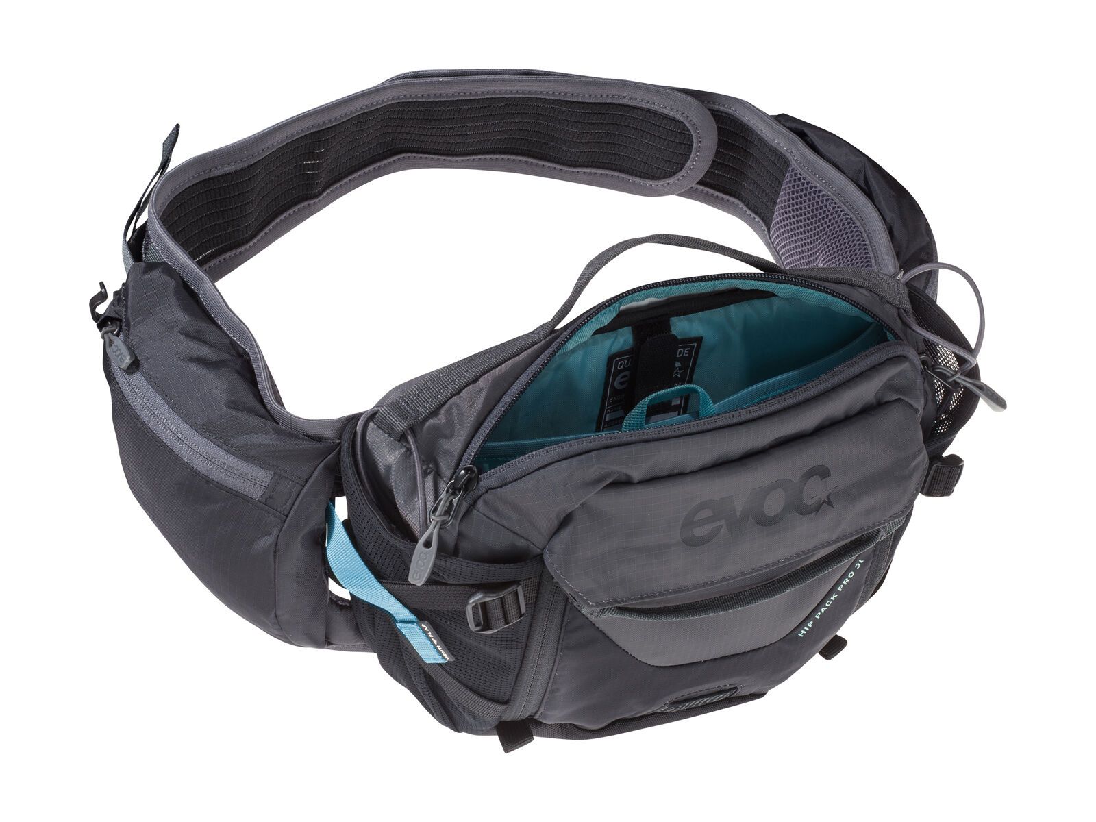 Evoc Hip Pack Pro 3 + Hydration Bladder 1,5, black/carbon grey - Bild 4