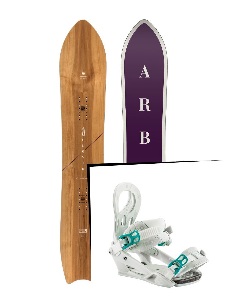 Set: Arbor Clovis Womens 2017 + Nitro Lynx (1691315S) - Bild 1