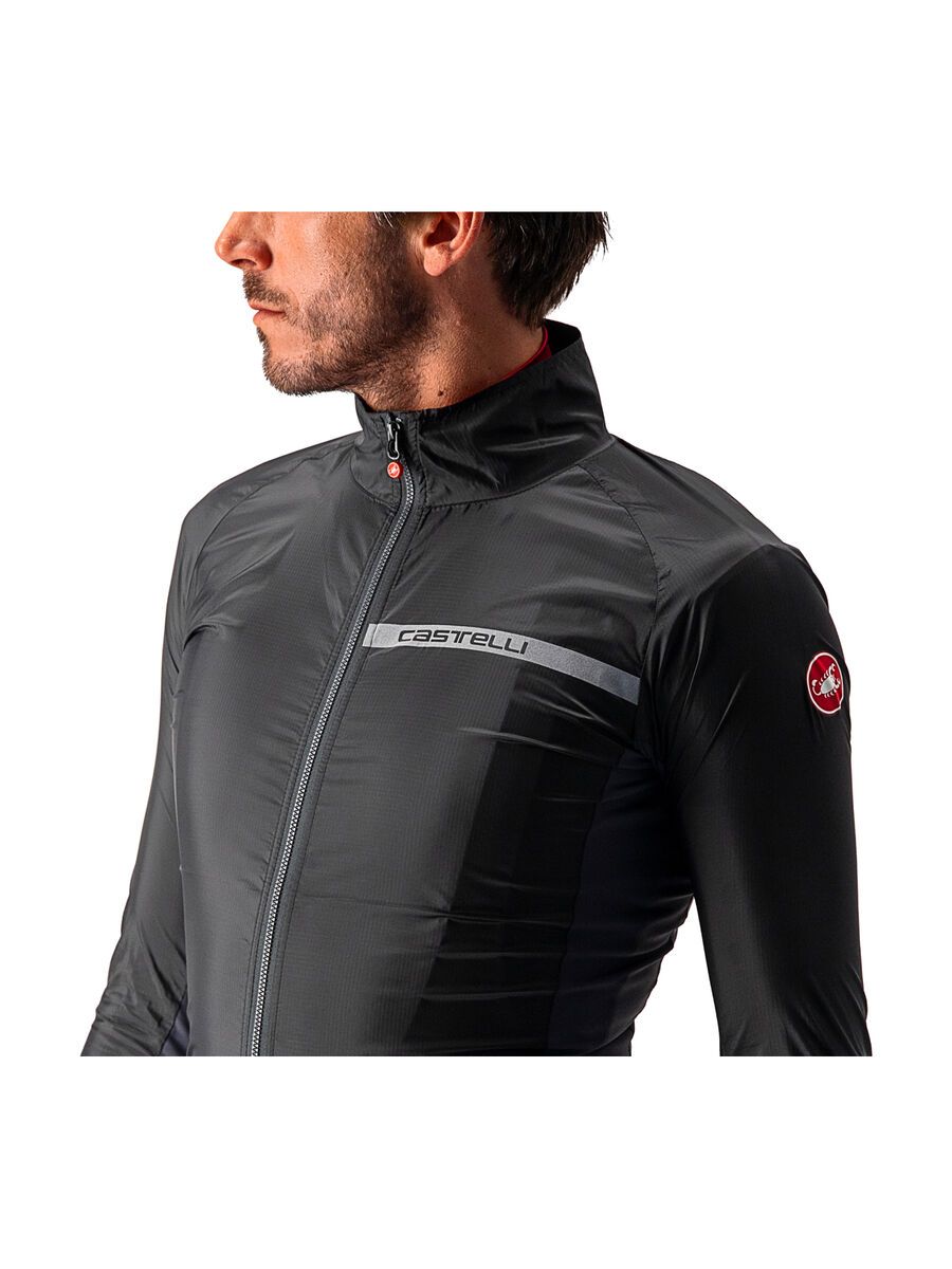Castelli Squadra Stretch Jacket, light black/dark gray - Bild 5