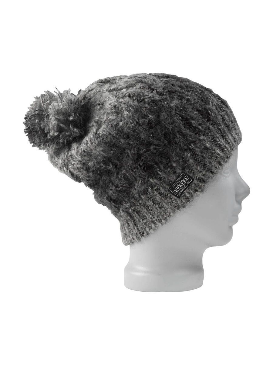 Burton Womens Stellar Beanie, Ash Heather/True Black - Bild 1