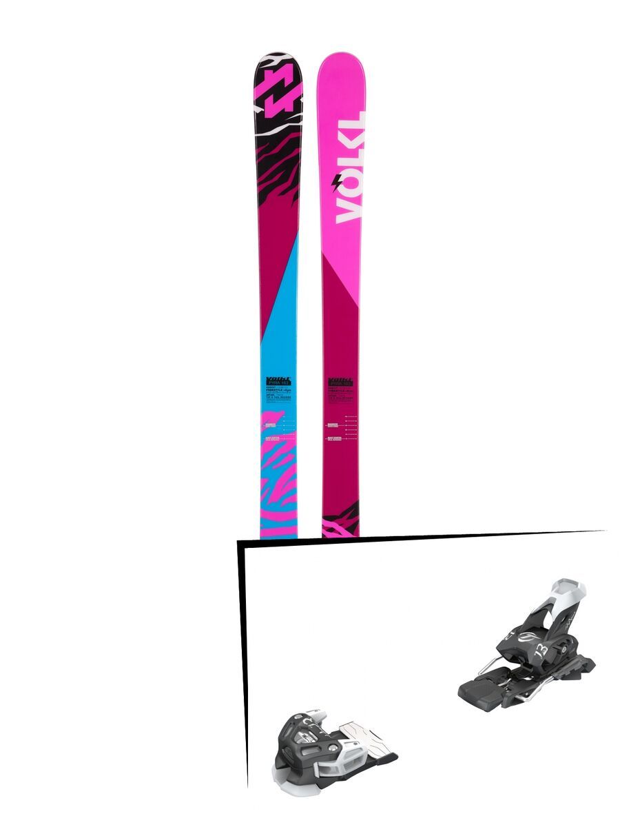 Set: Völkl Pyra 2017 + Tyrolia Attack 13 95 mm, solid black white - Skiset - Bild 1