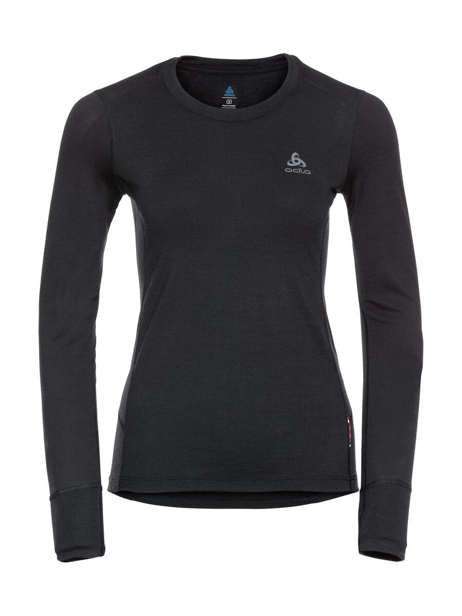 Odlo Natural 100% Merino Warm Base Layer Set Women's, black - Bild 2