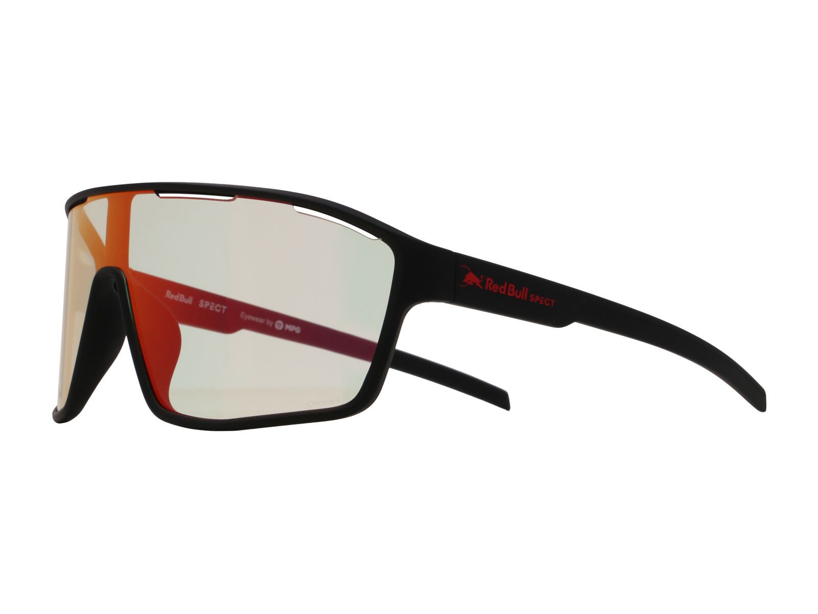 Red Bull Spect Eyewear Daft, Photochromic/Red Mirror / soft touch black - Bild 5