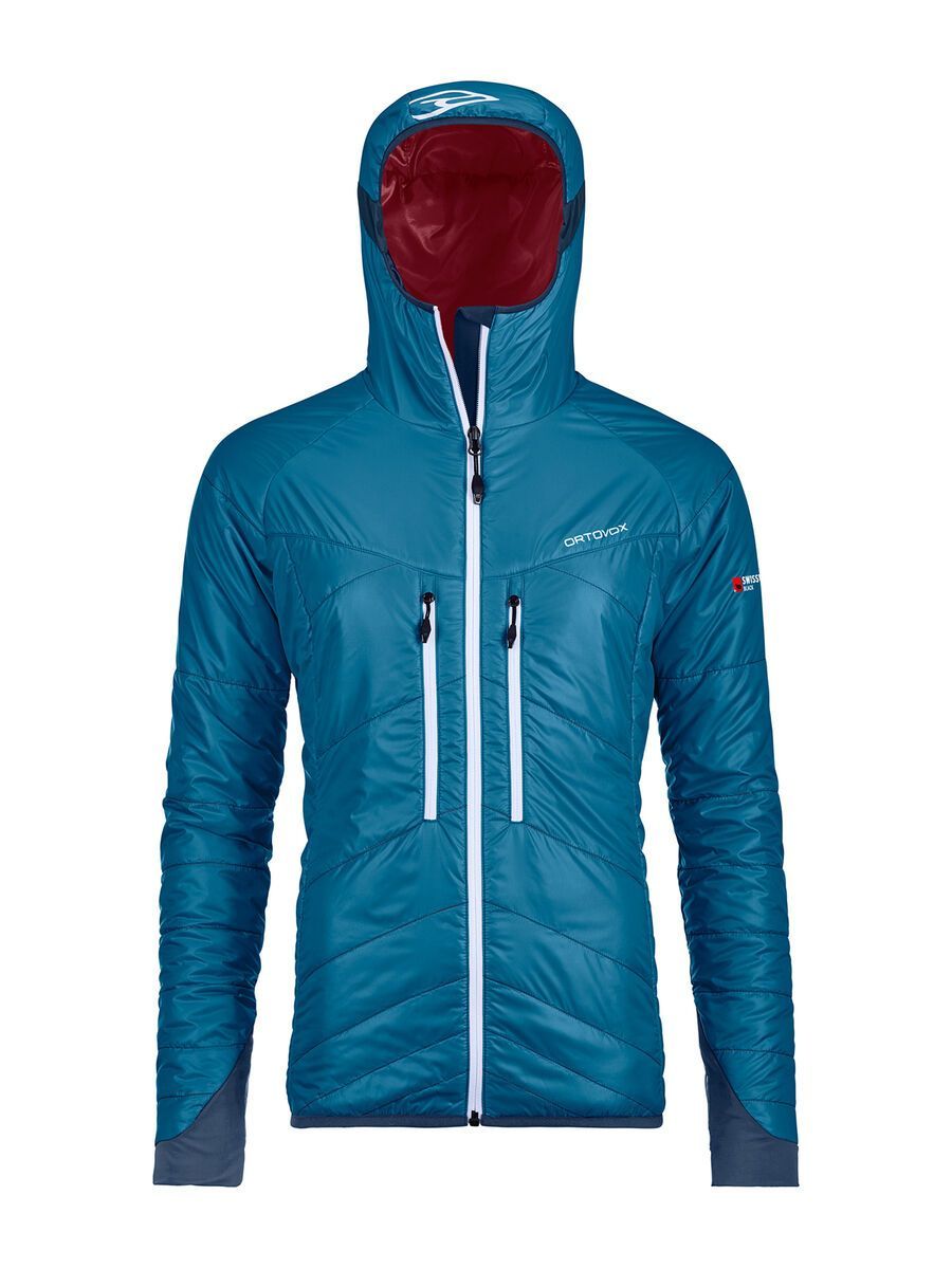Ortovox Swisswool Light Tec Lavarella Jacket W, blue sea - Bild 1