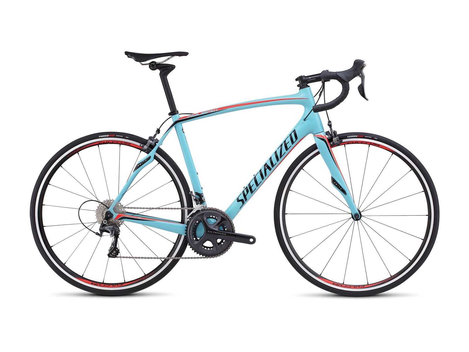 Specialized Roubaix SL4 Expert, gloss light blue/rocket red/black - Bild 1