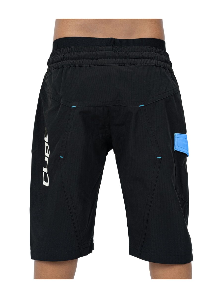Cube Junior Baggy Shorts inkl. Innenhose, black - Bild 3