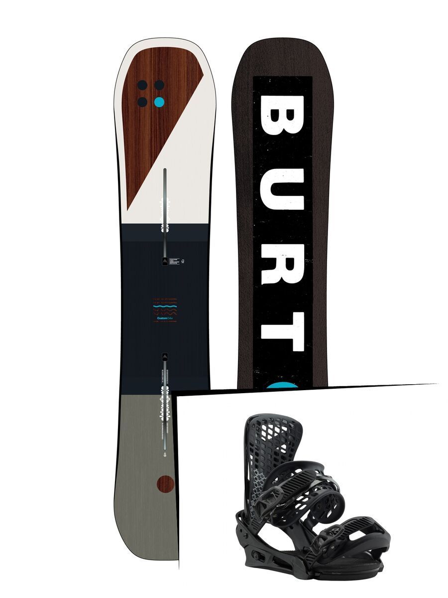 Set: Burton Custom Flying V 2019 +  Genesis (1930966S) - Bild 1