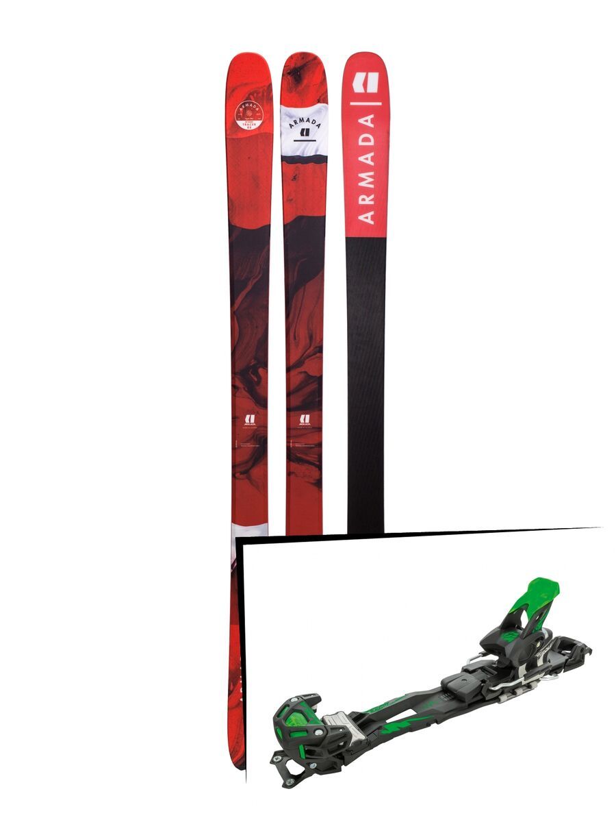 Set: Armada Tracer 88 2019 + Tyrolia Adrenalin 16 solid black flash green - Bild 1