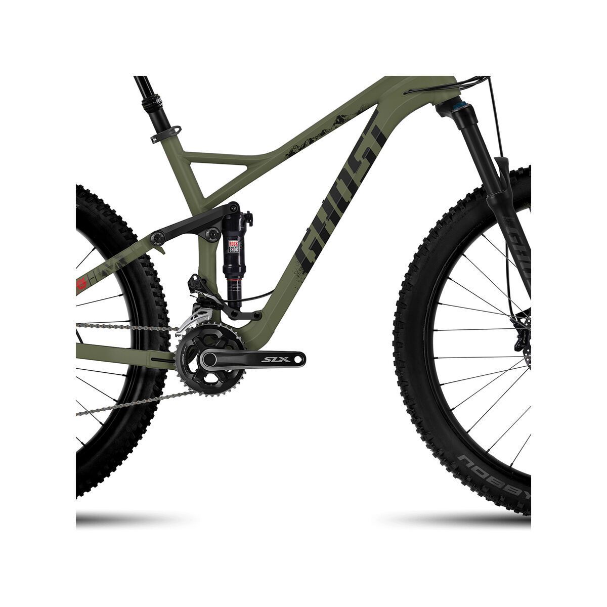 Ghost H AMR 6 AL, army green/night black/riot red - Bild 3