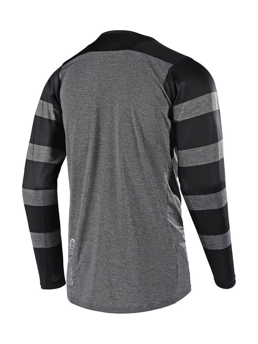 TroyLee Designs Skyline Checker L/S Jersey, heather gray/black - Bild 2