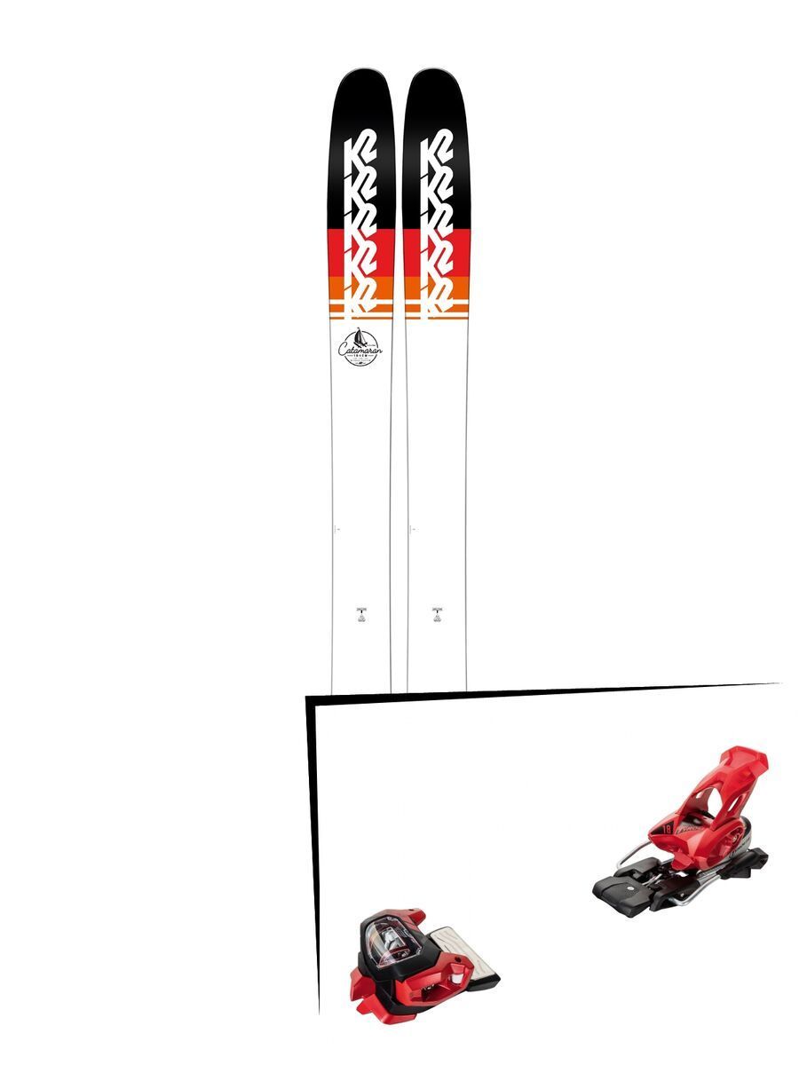 Set: K2 SKI Catamaran 2018 + Tyrolia Attack² 18 X GW red - Bild 1