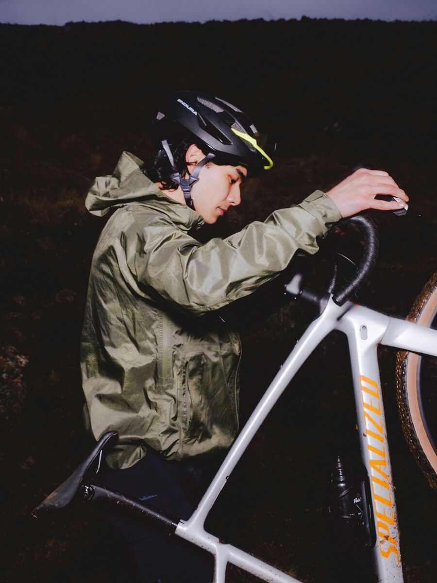 Endura Alltrack Rout Wasserdichte Jacke, moss green aop - Bild 6