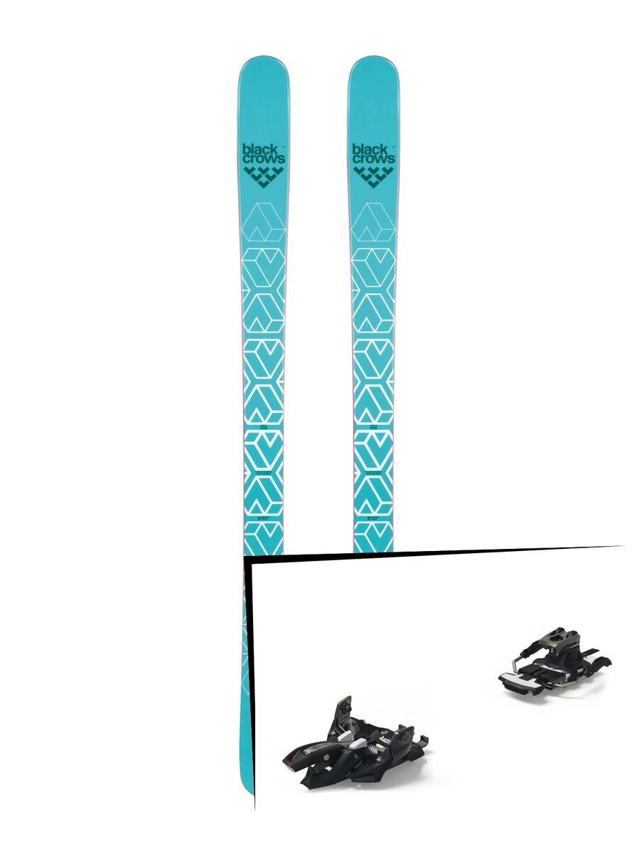 Set: Black Crows Captis Birdie 2019 + Marker Alpinist 9 Long Travel black/titanium - Bild 1
