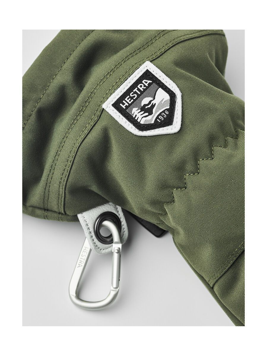 Hestra Army Leather Heli Ski Mitt, olive - Bild 4