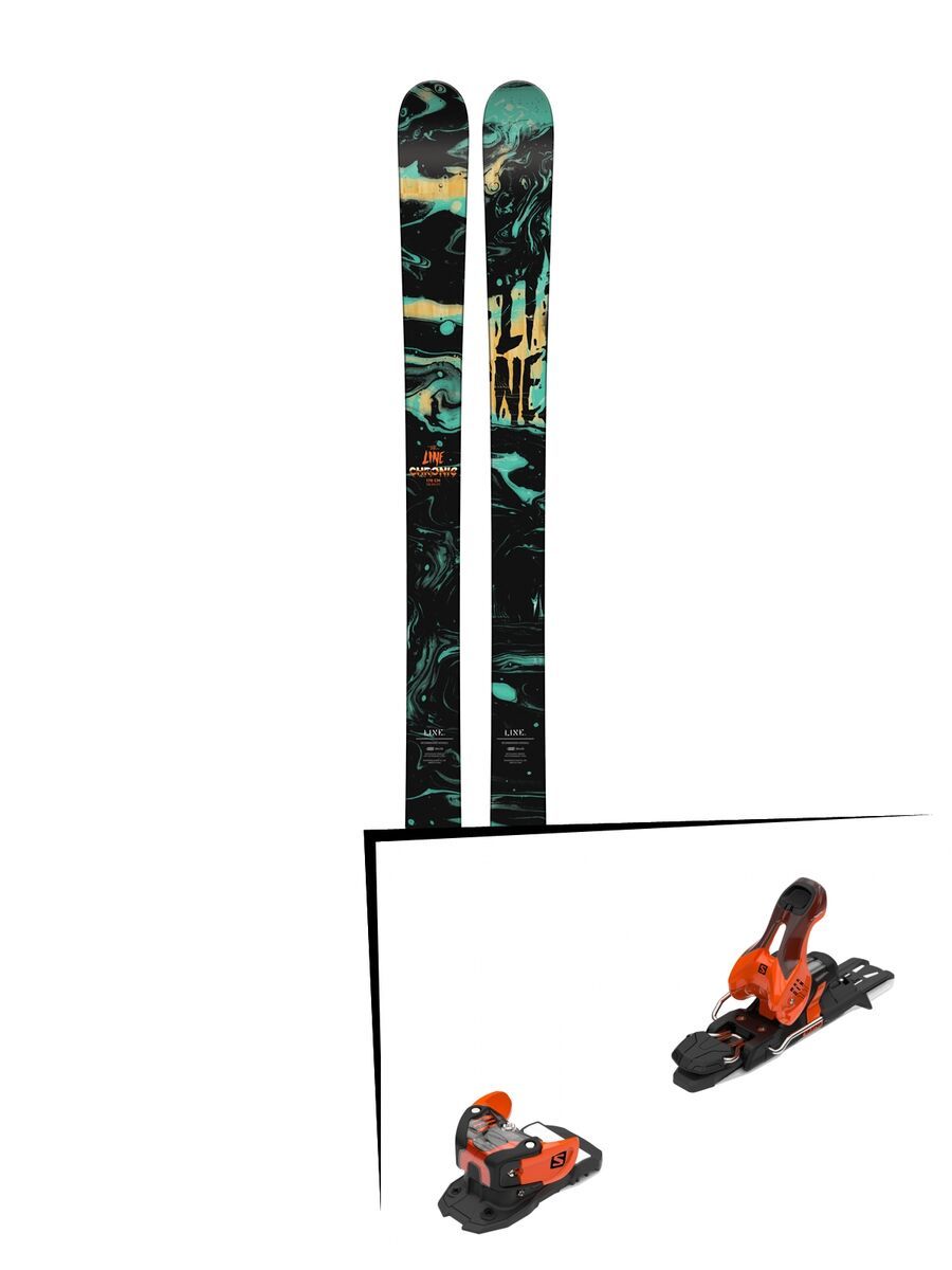 Set: Line Chronic 2018 + Salomon Warden 11 orange/black - Bild 1