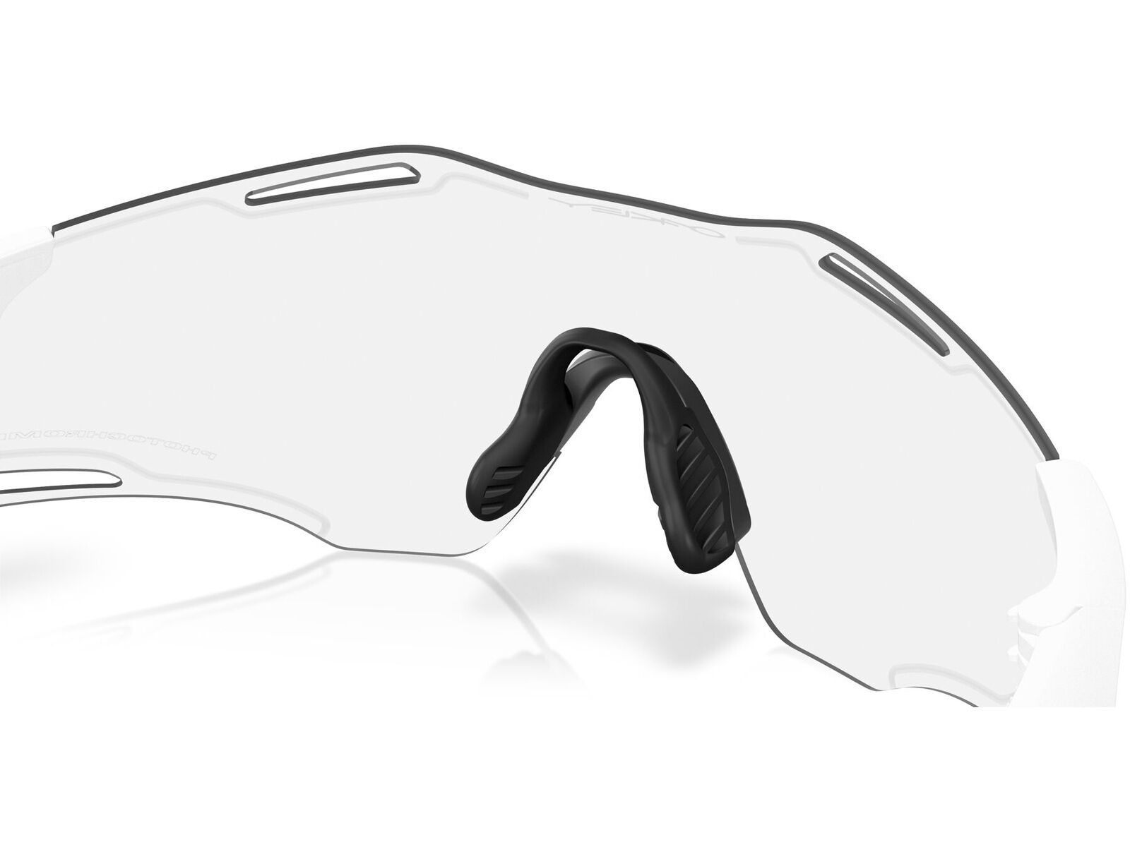 Oakley Cybr Zero Cyber Collection, Clear To Black Iridium Photochromic / matte white - Bild 5