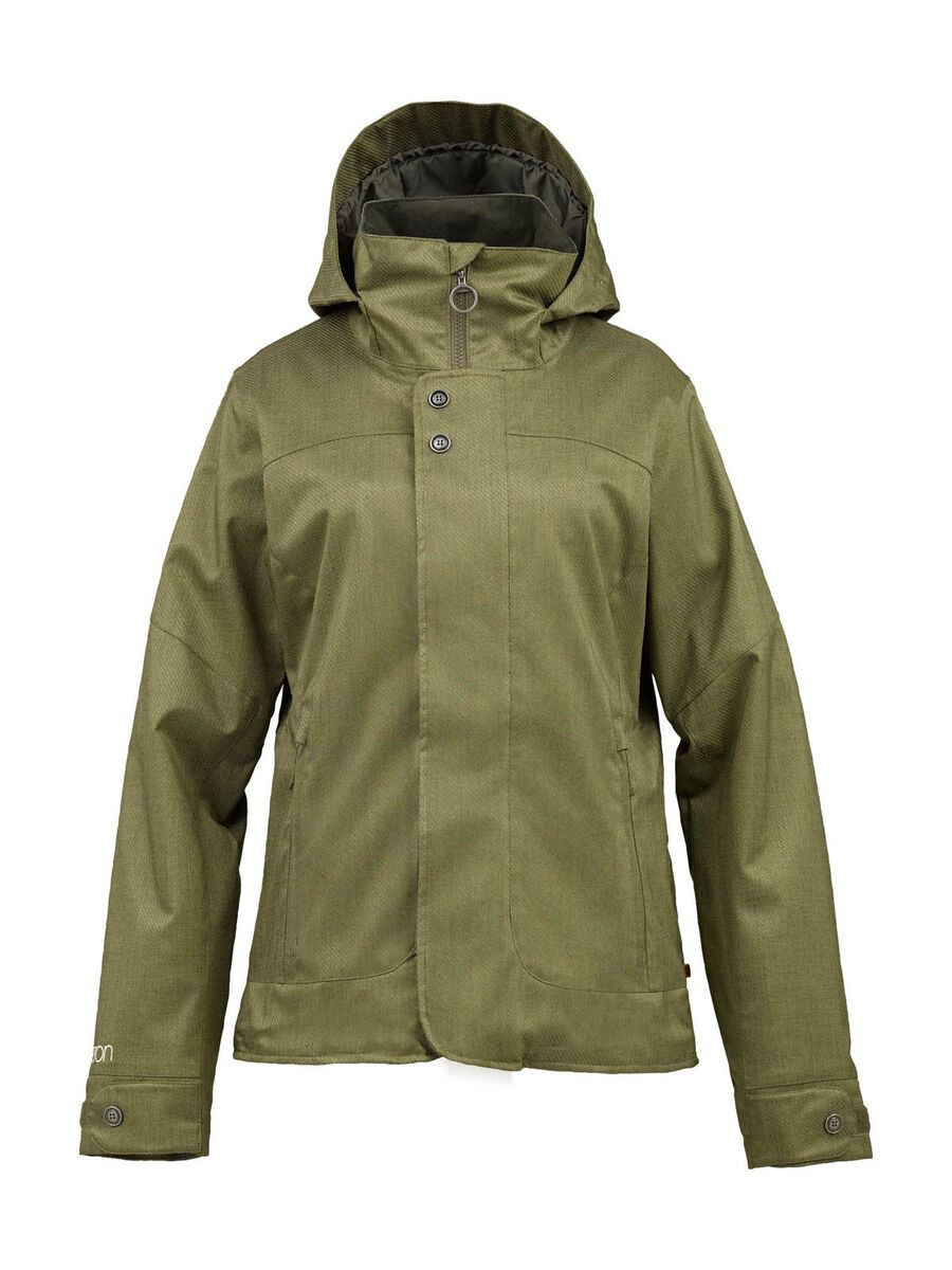 Burton Womens Jet Set Jacket, Burnt Olive - Bild 1