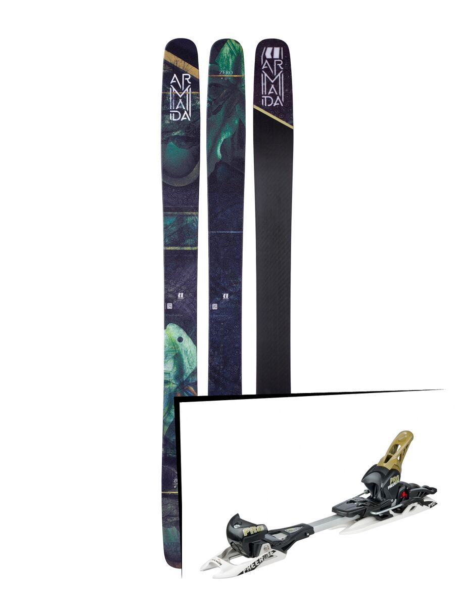 Set: Armada JJ Zero 2018 + Fritschi Diamir Freeride Pro schwarz-olive - Bild 1