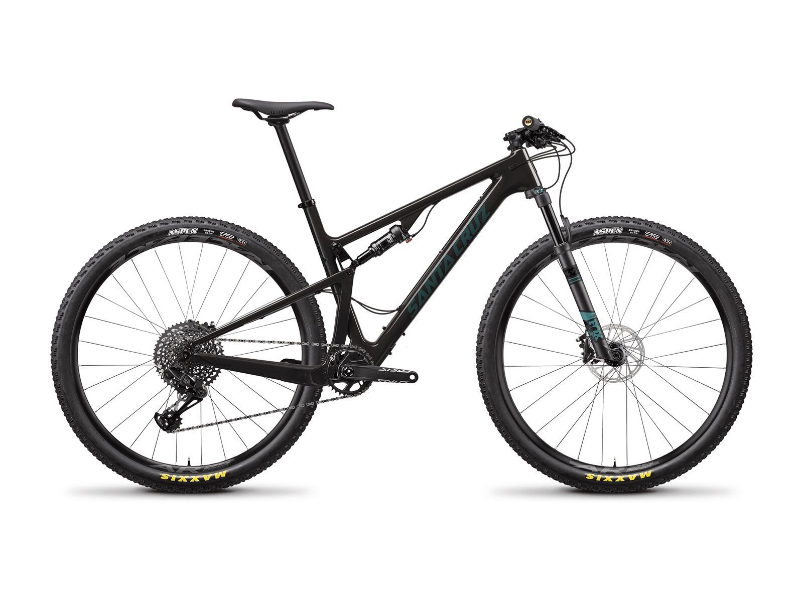 Santa Cruz Blur C S, gloss carbon and aquarius green - Bild 1