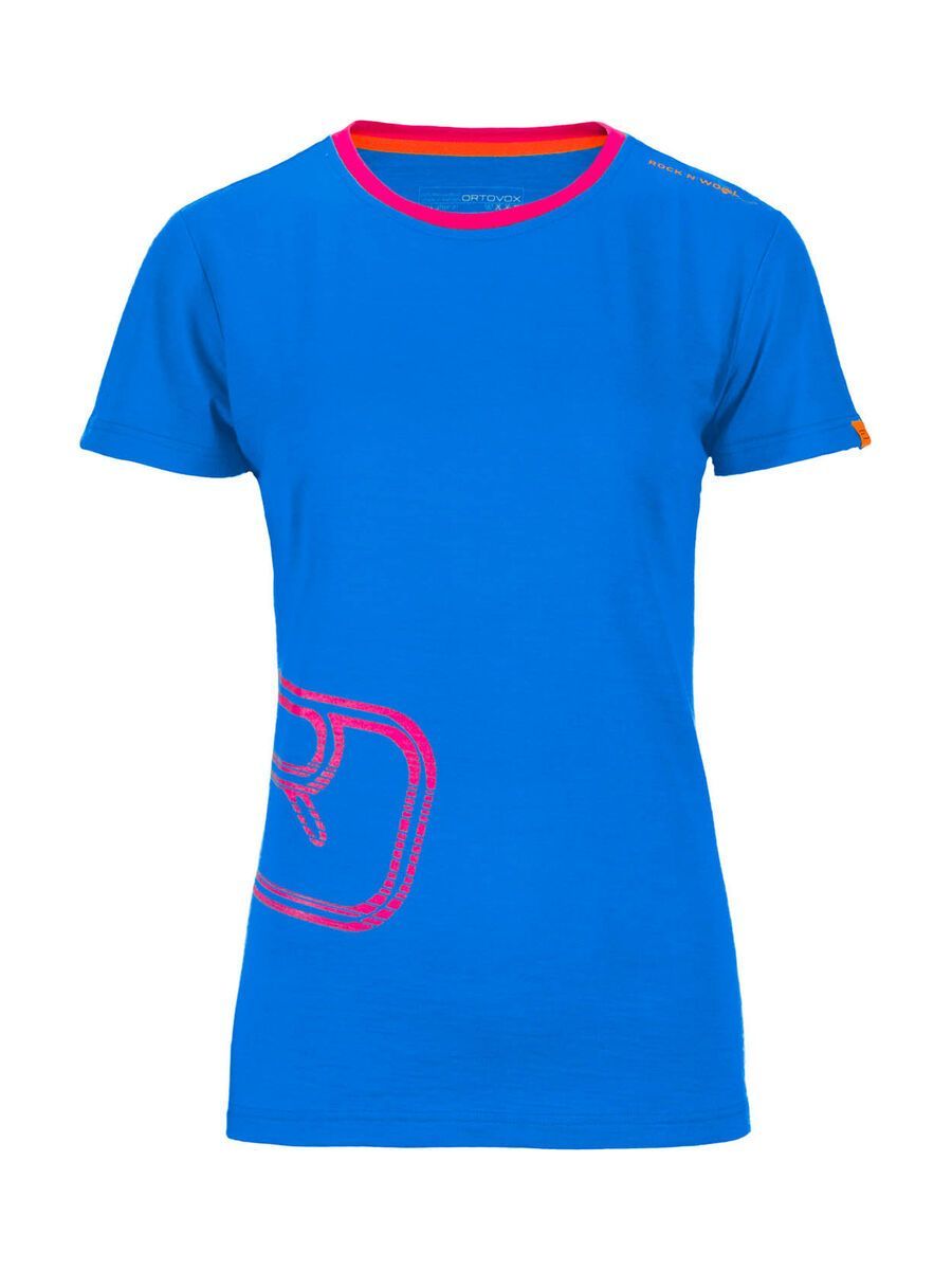 Ortovox Rock 'n' Wool Short Sleeve Women, vivid blue - Bild 1