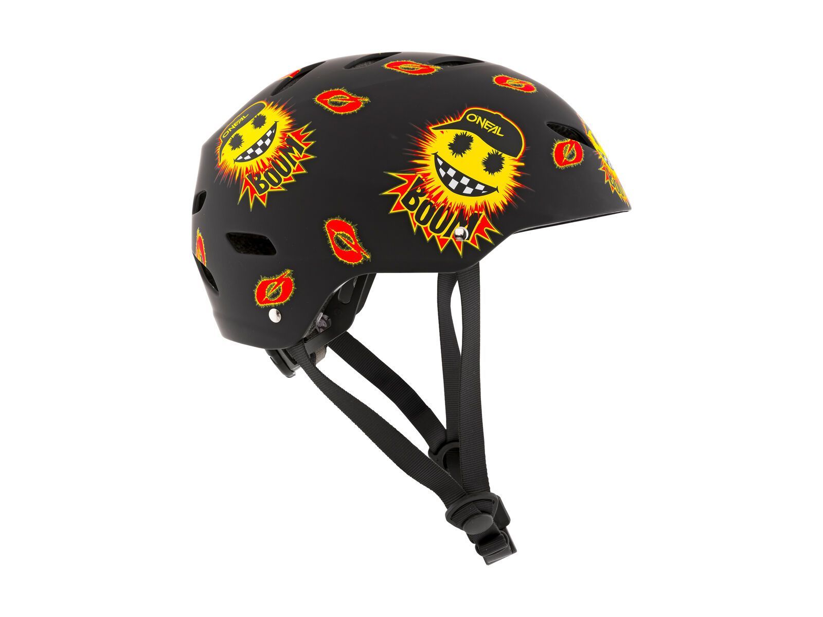ONeal Dirt Lid Youth Helmet Emoji, black/yellow - Bild 3