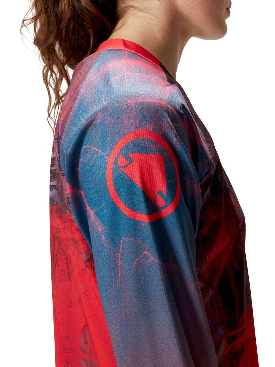 Endura Damen Tropical T-Shirt LTD (Langarm), granatapfel - Bild 7