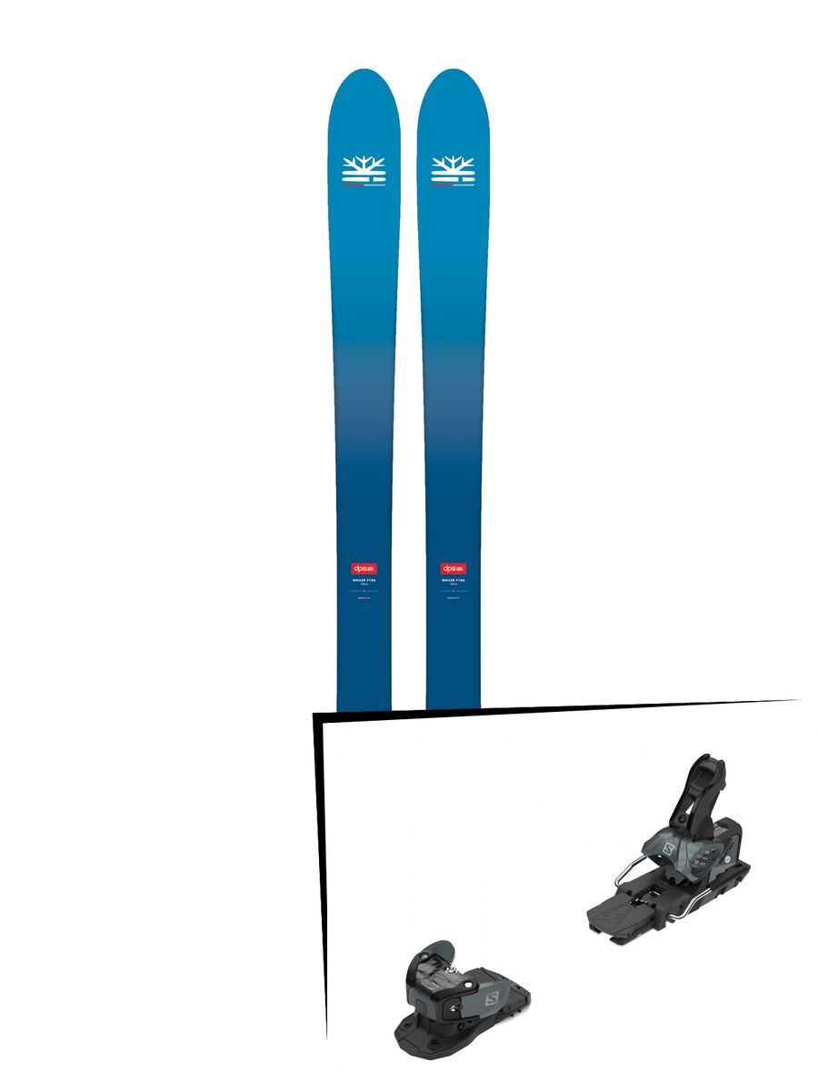 Set: DPS Skis Wailer F106 Foundation 2018 + Salomon Warden MNC 13 black/grey - Bild 1
