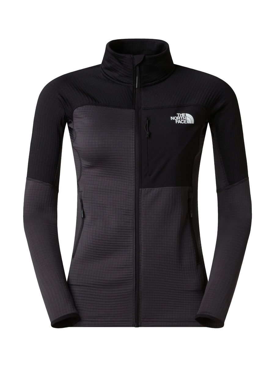 The North Face W Polartec Power Grid Stormgap Jacket, asphalt grey/tnf black - Bild 1
