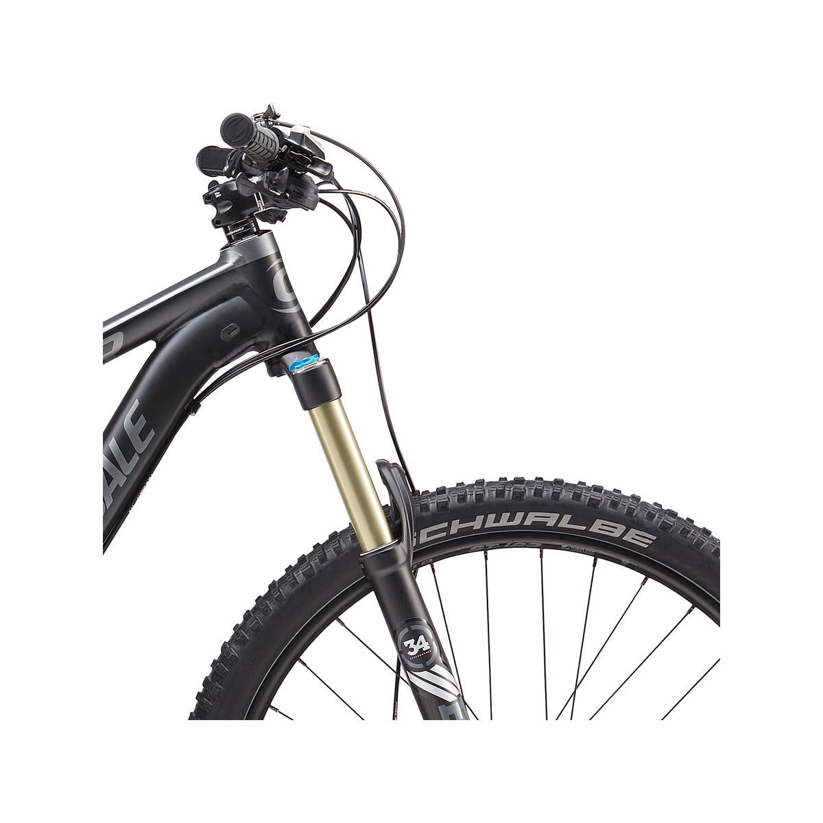 Cannondale Trigger 4, jet black w/charcoal grey, fine silver, matte - Bild 5