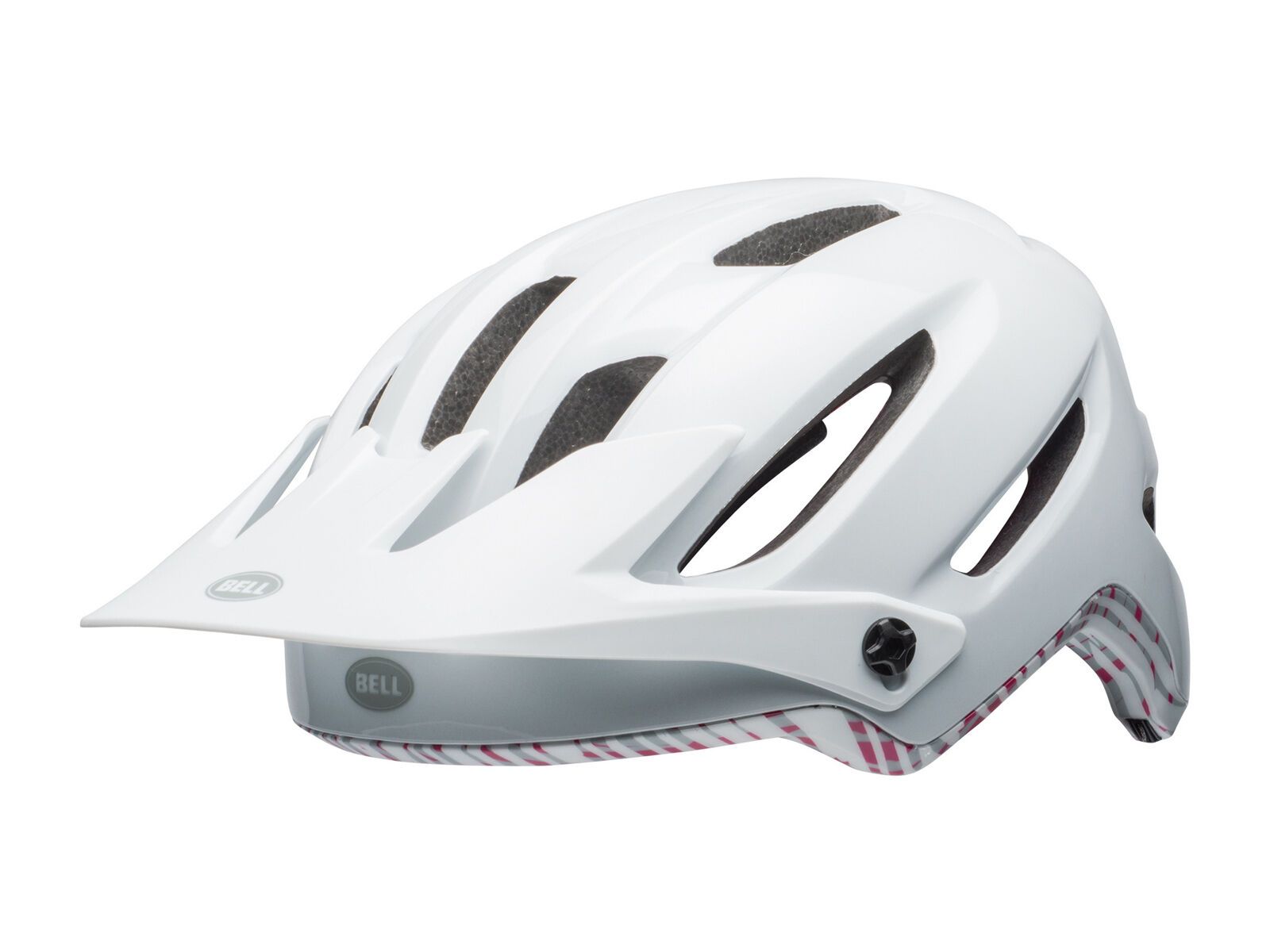 Bell Hela Joy Ride, matte/gloss white/cherry fibers - Bild 1