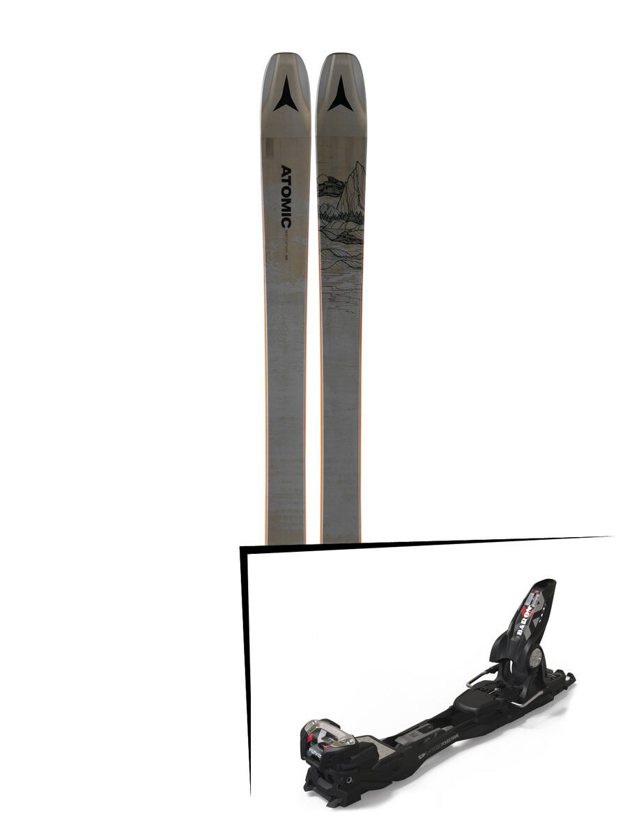 Set: Atomic Bent Chetler 100 2019 + Marker Baron EPF 13 black - Bild 1