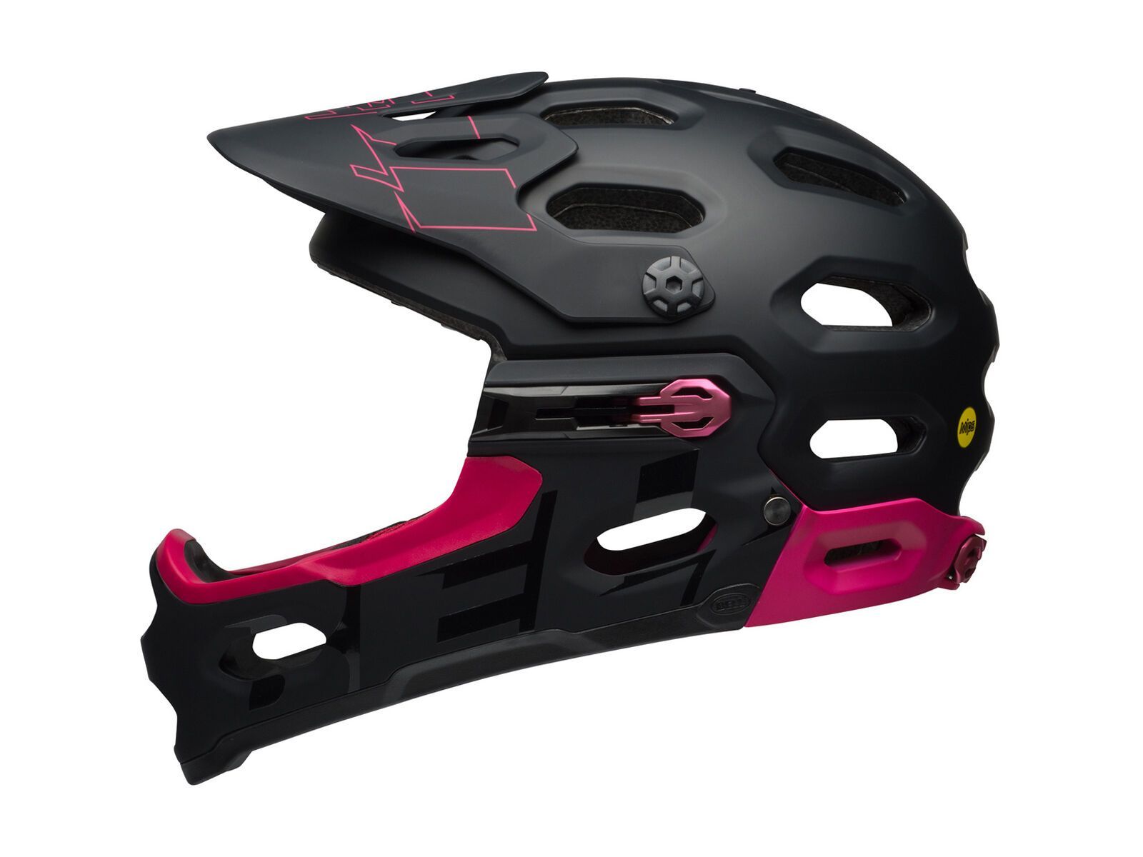 Bell Super 3R MIPS, matte/gloss black/cherry - Bild 2