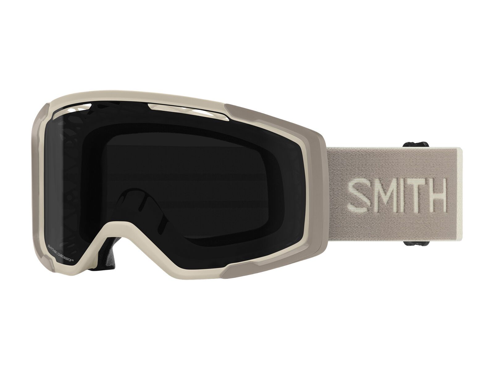 Smith Rhythm MTB + Dirt Screen, ChromaPop Sun Black + WS / chalk - Bild 1