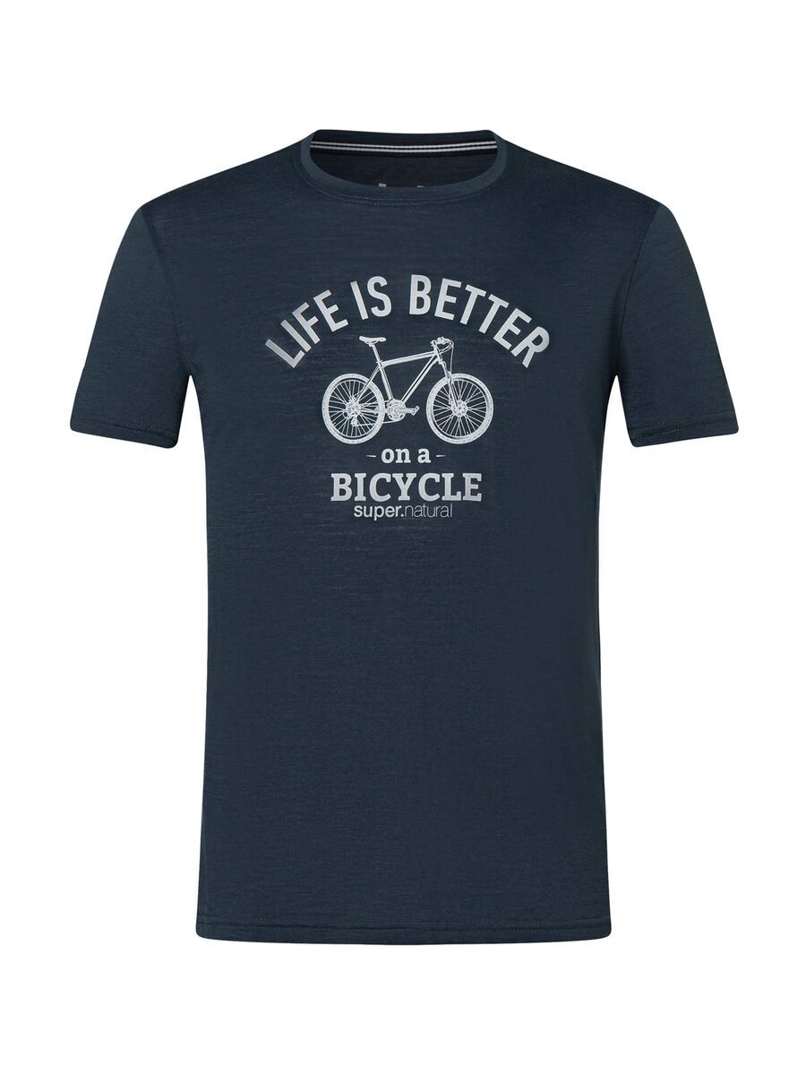 super.natural Better Bike Tee Herren, blueberry/vapor grey - Bild 1