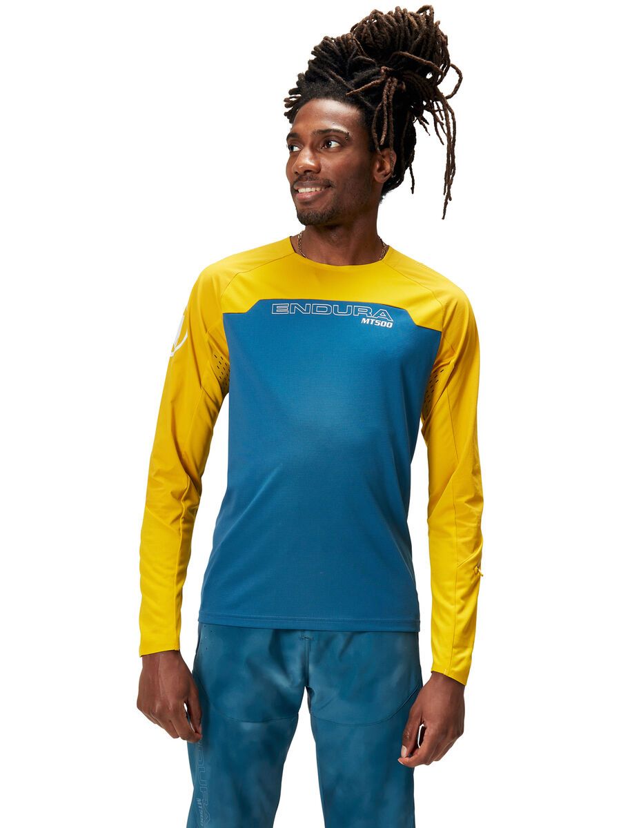Endura MT500 Burner Trikot (Langarm), stahlblau - Bild 3